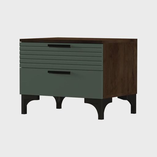 Тумба прикроватная «Брента», оливковая